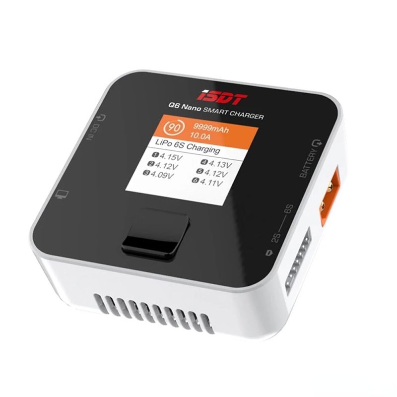 Зарядное устройство ISDT Q6 Nano 8A, 200 Вт, ЖК-дисплей 2-6S