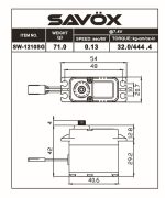 Savox SW1210SG