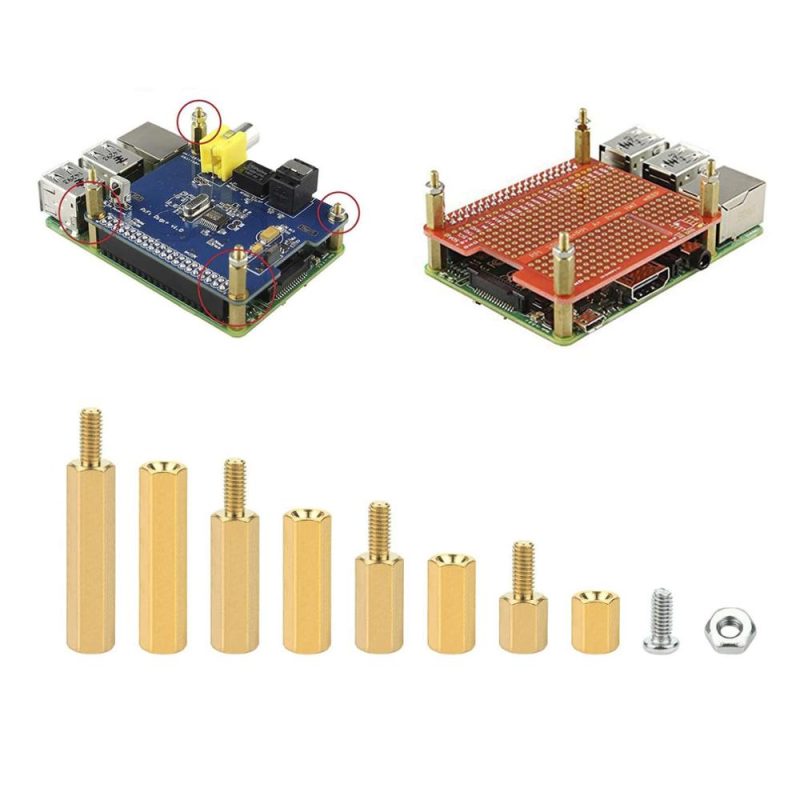 Набор шестигранных распорок для Raspberry Pi