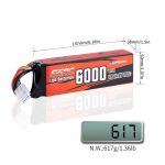Аккумулятор Sunpadow 6000мАч 14.8в 4s