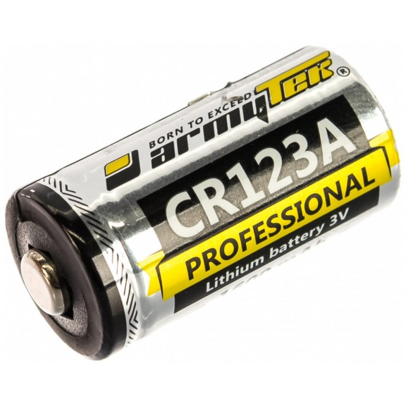 Литиевая батарея Armytek CR123A Lithium 1600 мАч A00102