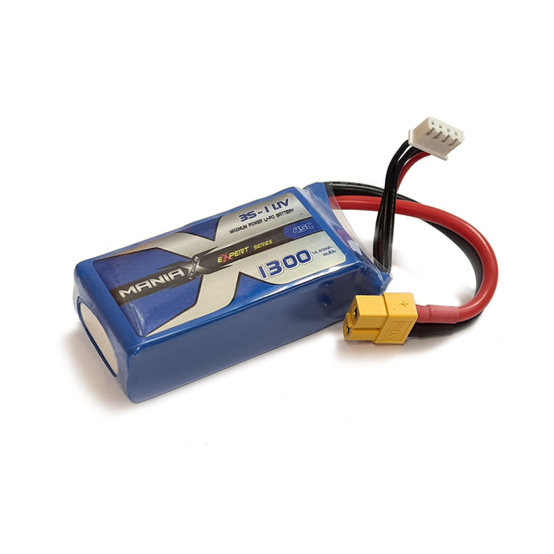 Аккумулятор ManiaX eXpert LiPo Battery 3S1P 11.1V 1300mAh 45C XT60