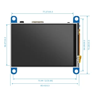 Сенсорный монитор Raspberry Pi 3.5 дюйма