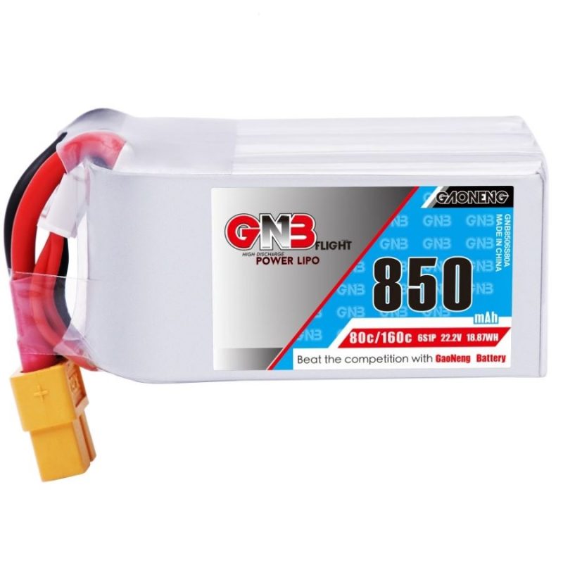 Аккумулятор GNB 850мАч 4S 80C LiPo (XT30)