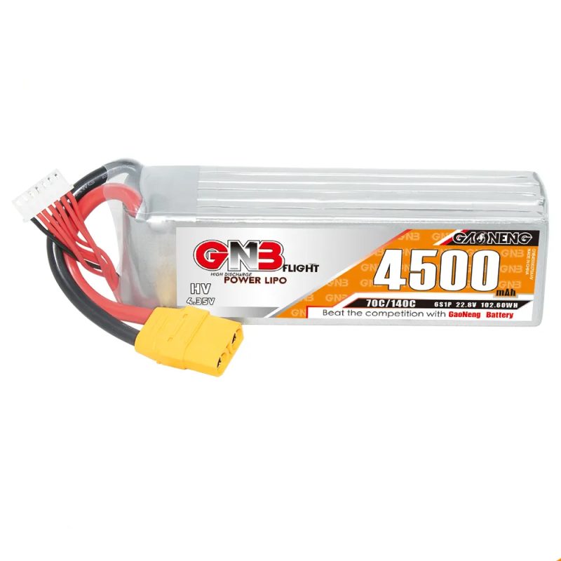 Аккумулятор GNB 4500мАч 6S 70C LiHV (XT60)