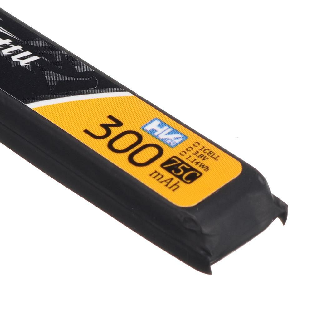 Аккумулятор Tattu 300мАч 1S 75C LiHV (PH2.0) (5шт)