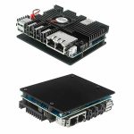 Металлический корпус для Orange Pi 5 с вентилятором