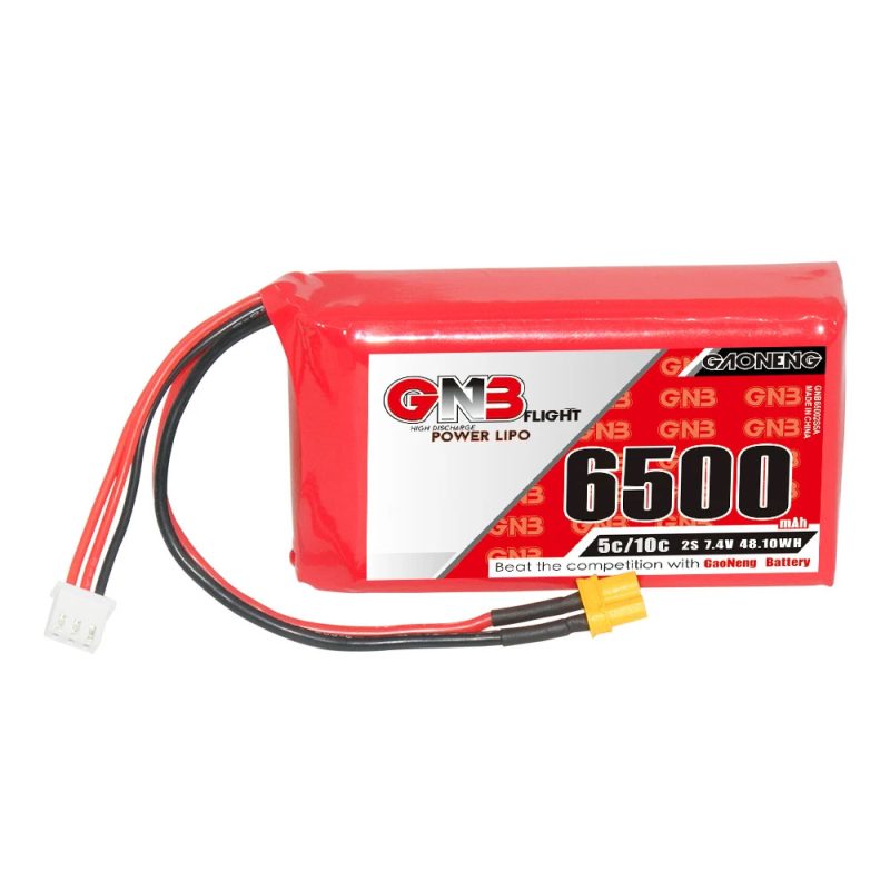 Аккумулятор GNB 6500mAh LiPo 2S 7,4 V 5С ХТ30