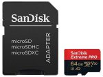 Карта памяти 64Gb SanDisk Extreme Pro microSDXC Class 10 UHS-I U3 V30 A2