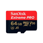 Карта памяти 64Gb SanDisk Extreme Pro microSDXC Class 10 UHS-I U3 V30 A2