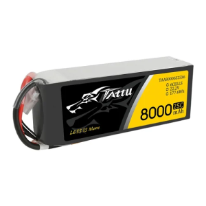 Аккумулятор Gens Ace TATTU 8000 mAh 22.2V 25C 6S1P Lipo Battery Pack