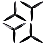 Пропеллеры Gemfan Flash 7040-3 3-лопастные (Чёрный) (М5) (2CW+2CCW)