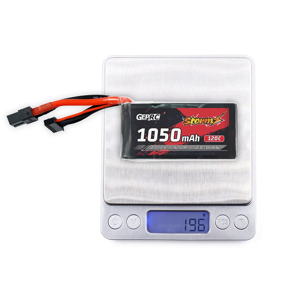 Аккумулятор GEPRC Storm 6S 1050mAh 120C Lipo
