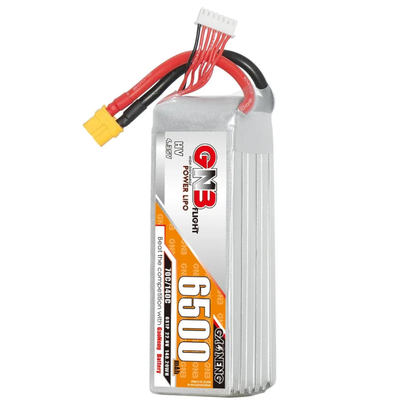Аккумулятор для FPV GNB 6500mah 6S 110C XT60