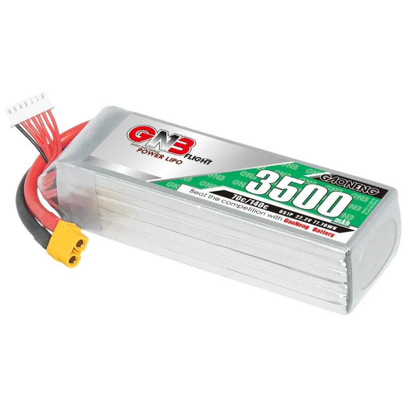 Аккумулятор GNB 22.2V 3500мАч 6S 70C LiPo XT60