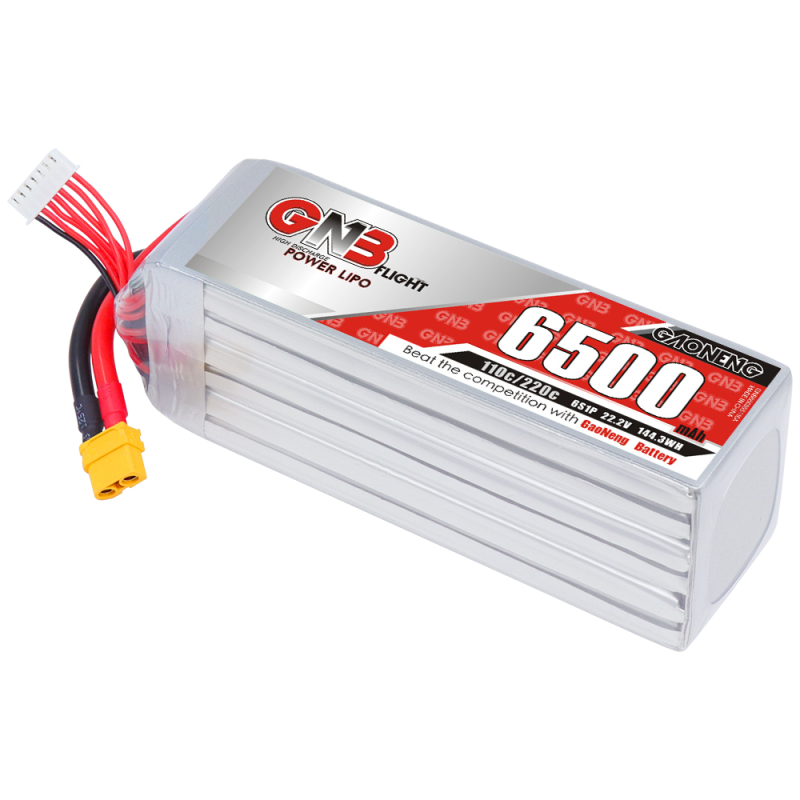 Аккумулятор для FPV GNB 6500mah 6S 110C XT60