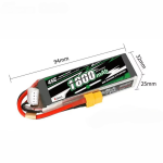 Аккумулятор Tattu Gens Ace 1800mAh 6S 75C 22.2В LiPo XT60