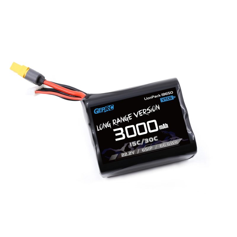 Аккумулятор GEPRC VTC6 18650 6S1P 3000mAh