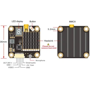 Передатчик AKK FX2-Dominator 5.8Ghz