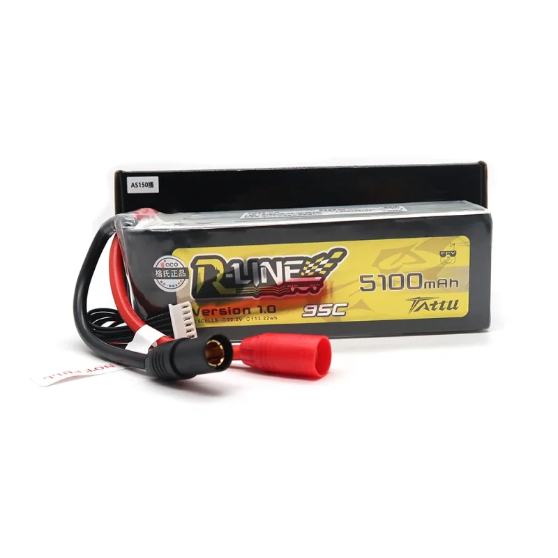 Аккумулятор Tattu R-Line 5100мАч 6S 95C LiPo