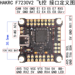 Полётный контроллер HAKRC F722 V2