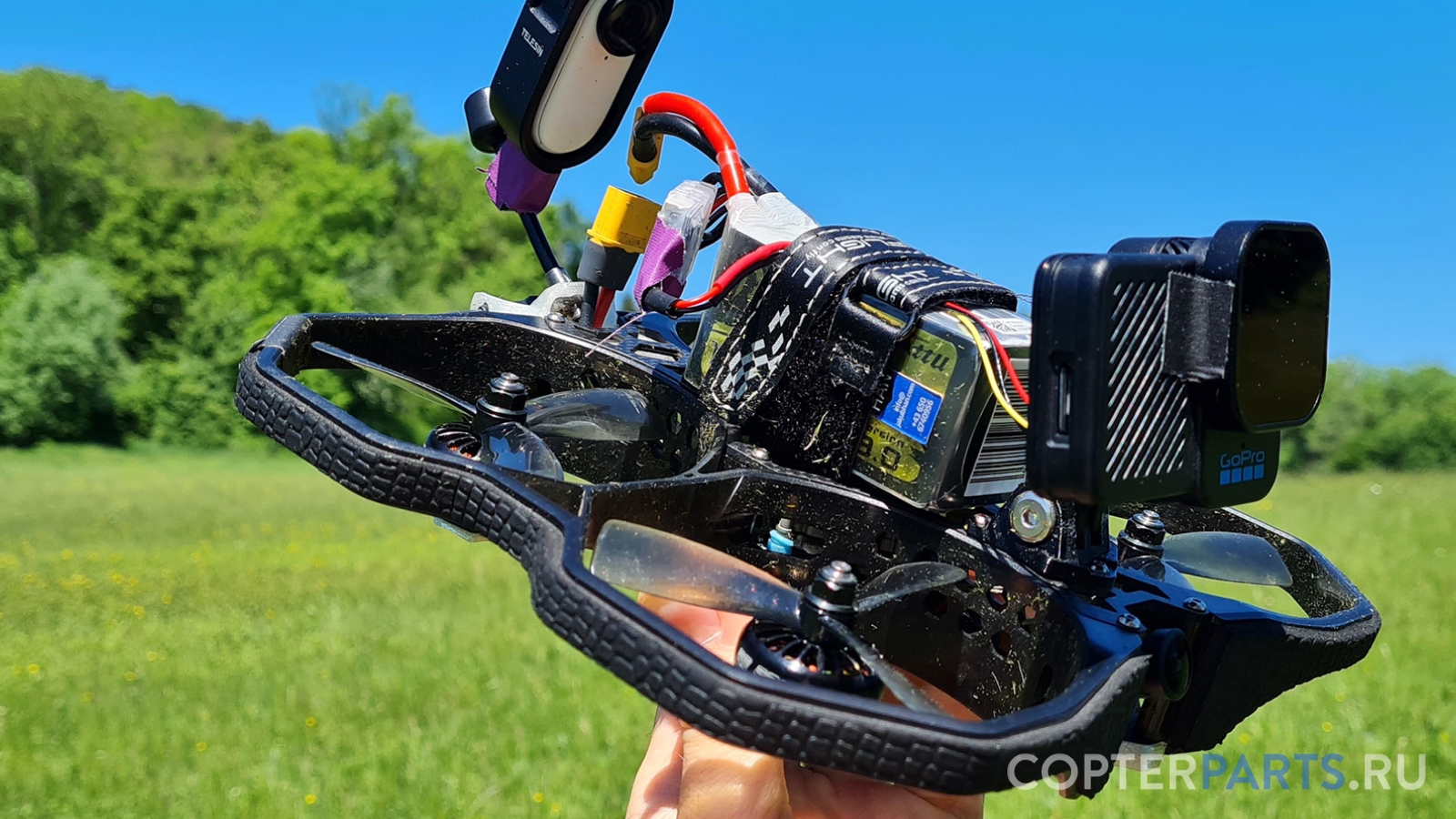 снять видео на дрон