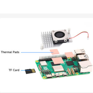 Комплект активного охлаждения для Raspberry PI 5 Active-Cooler-B