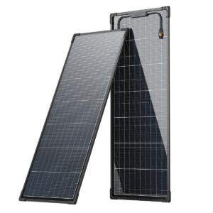Комплект из 2 жестких солнечных панелей Ecoflow 130 Вт RVMax