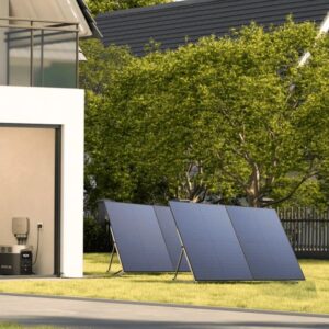Комплект из 2 жестких солнечных панелей Ecoflow 450 Вт с ножками