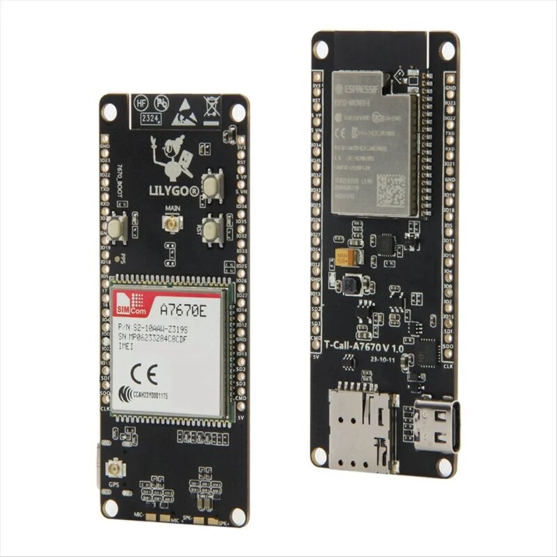 Микрокомпьютер LILYGO T-Call A7670 4G 2G ESP32 1 Микрокомпьютер LILYGO T-Call A7670 4G 2G ESP32