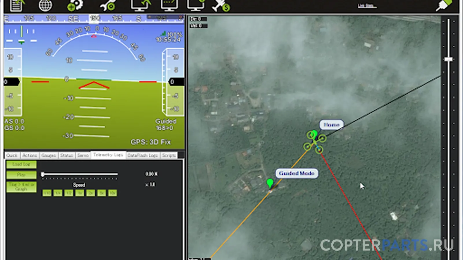 настройка ardupilot для квадрокоптера с нуля